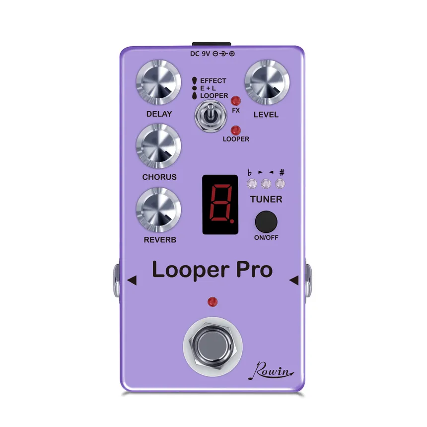 Rowin RE-05 Looper Pro Multi-Effect Pedal
