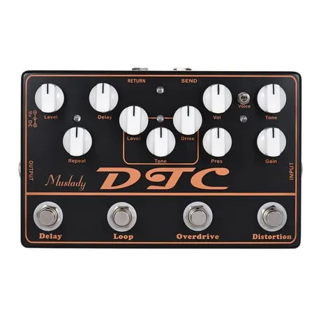 Muslady DTC 4-in-1 Guitar Effects Pedal